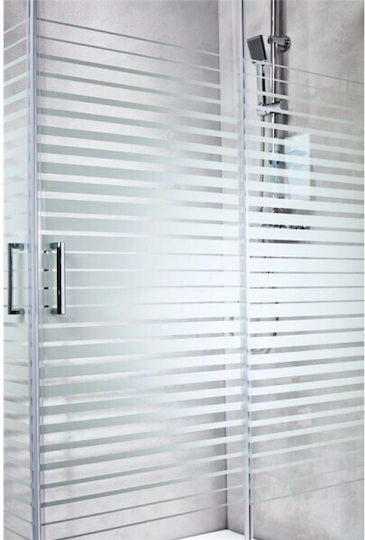 Tema Καμπίνα Ντουζιέρας με Συρόμενη Πόρτα 100x72x180cm Serigrafato Chrome Tema Καμπίνα Ντουζιέρας με Συρόμενη Πόρτα 100x72x180cm Serigrafato Chrome