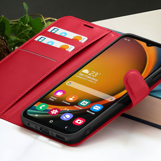Zanaé Wallet Case Galaxy Xcover 7 Stand Magnetic Flap Red