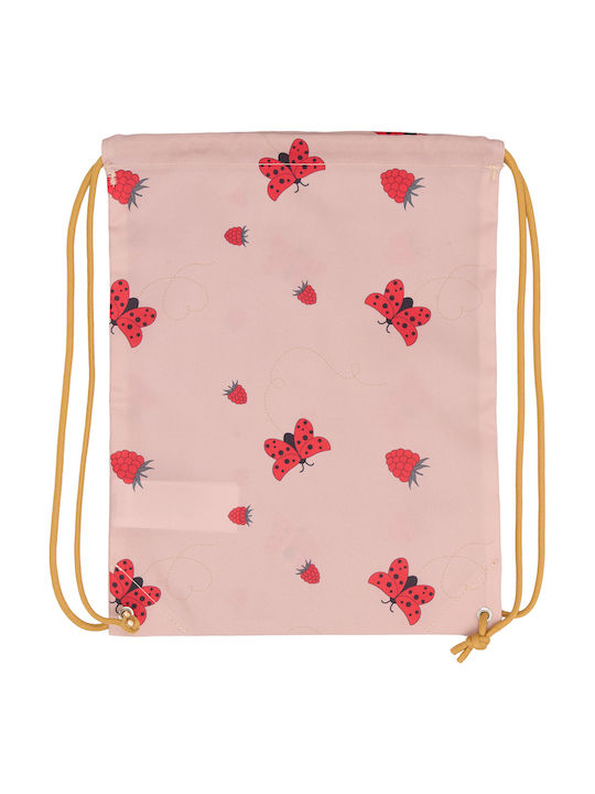 Fabelab Kinder Rucksack Beuteltasche Rosa