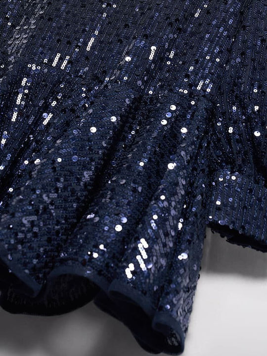 Rochie pentru Copii Mânecă lungă Dark Blue
