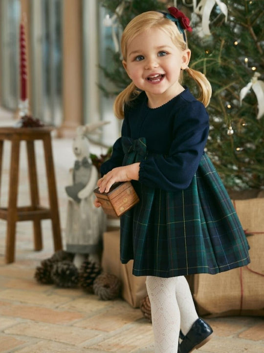 Abel Lula Kinderkleid Langärmelig Geprüft Marineblau