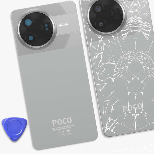 Xiaomi Original Battery Cover Xiaomi Poco F7 Pro Official Service Pack Silver