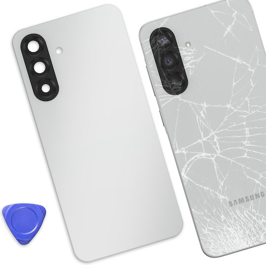Clappio Original Battery Cover Samsung Galaxy A56 Durable Protection Light Grey