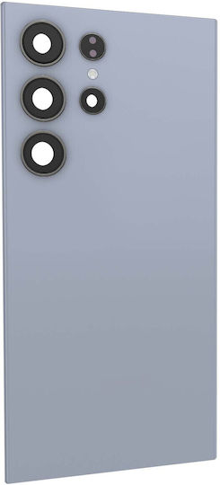 Clappio Replacement Battery Cover Galaxy S24 Ultra Integrated Adhesive Light Blue