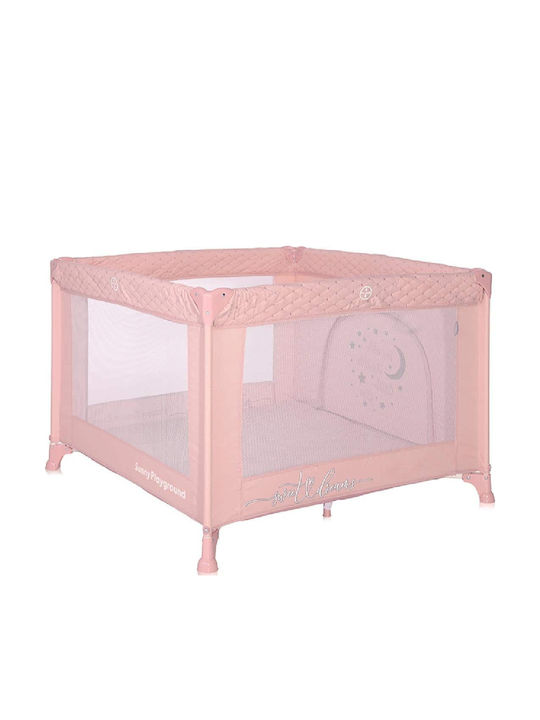 Lorelli Sunny Park mit Matratze Mellow Rose Star 100x100cm