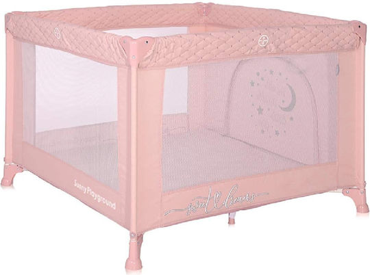 Lorelli Sunny Parc cu Saltea Mellow Rose Star 100x100cm