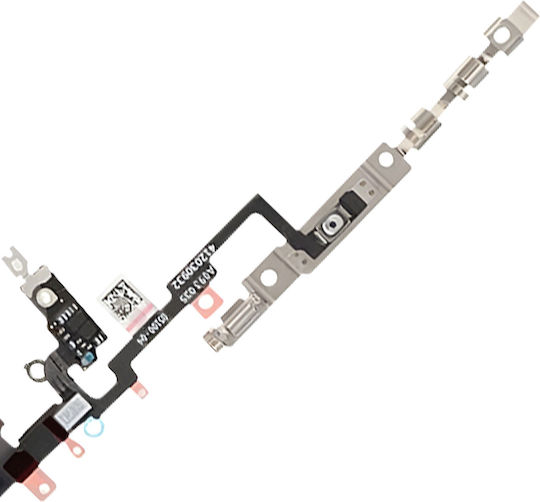 Clappio Compatible Power Button Replacement Flex Cable Iphone 16th Black