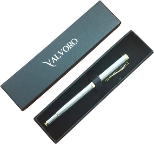 Valvoro Luxus Rollerball Stifte – Silber & Gold Hülle