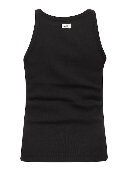 Originals Red Tab Women's Blouse Cotton Sleeveless Black