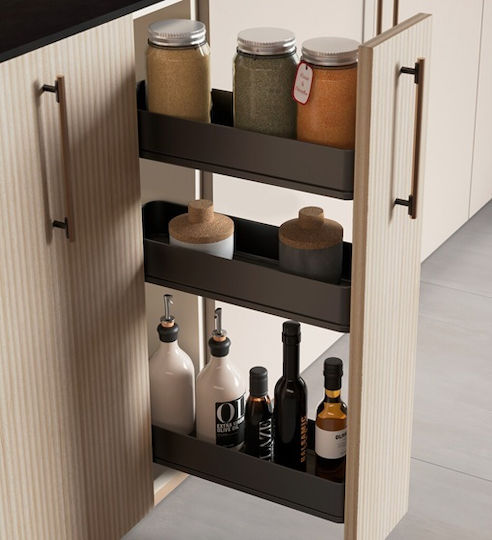 Emuca Grey Expanding Closet Mechanism with Brakes 8382035