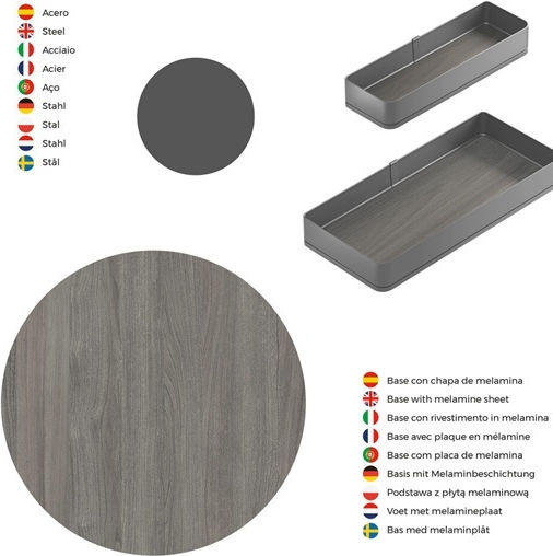 Emuca Expanding Closet Mechanism with Brakes Grey 8381935