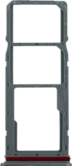 Clappio Dual Nano Sim Micro-sd Card Replacement Tray Realme C75 Black