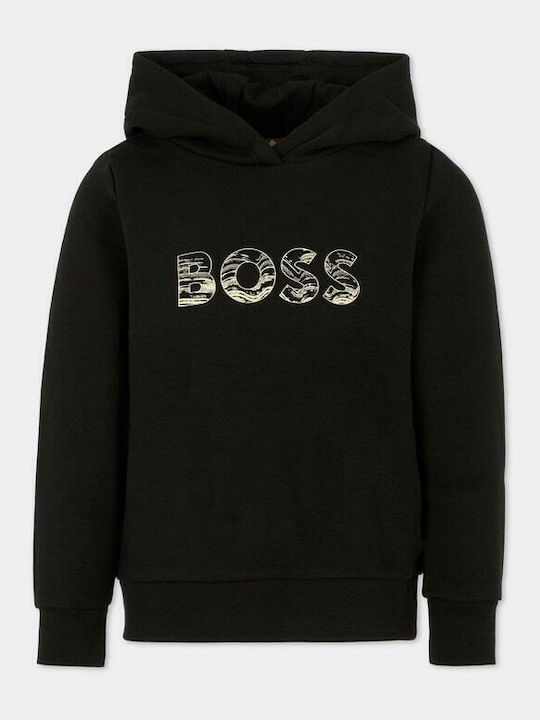 Kids Sweatshirt with Hood Black