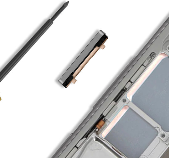 Samsung Buton Original Volum Galaxy S24 S24 Plus Pachet Service Argintiu