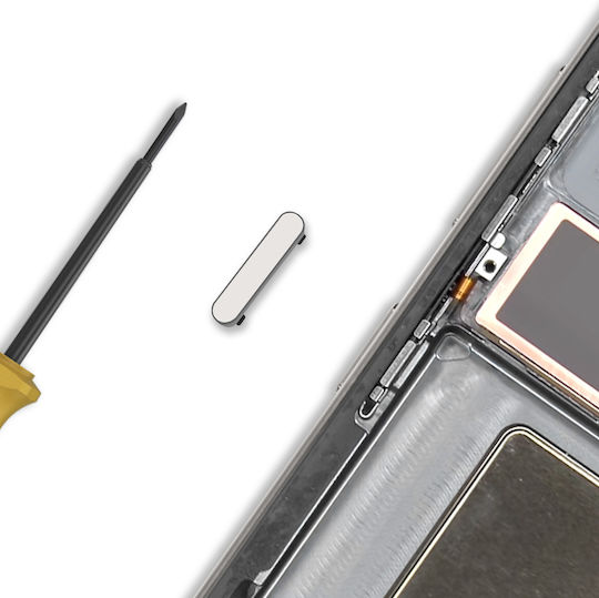 Samsung Резервен Бутон За Включване Galaxy S25 Ultra Сервизен Комплект Сив