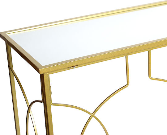 Konsolemit Spiegel Golden L100xB36xH80cm
