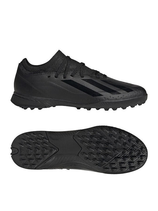 X Crazyfast.3 Kids Turf Soccer Shoes Core Black