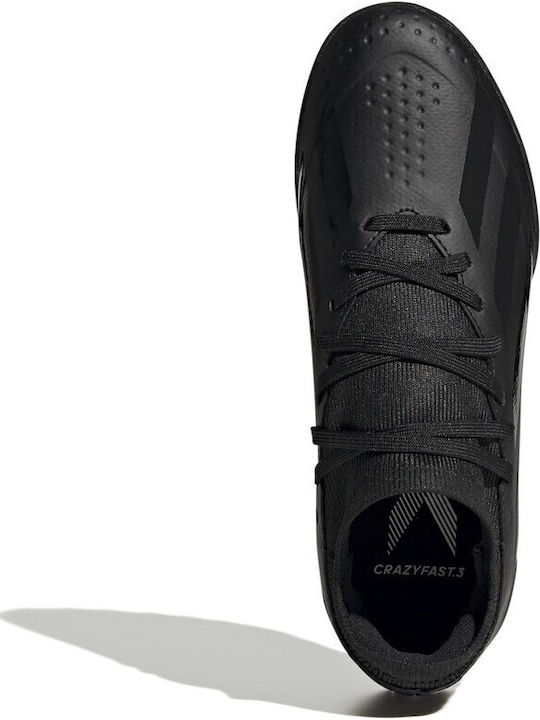 X Crazyfast.3 Kids Turf Soccer Shoes Core Black