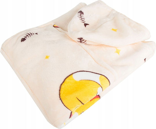 Verk Group Furry Blanket with Sleeves 78x80cm Brown