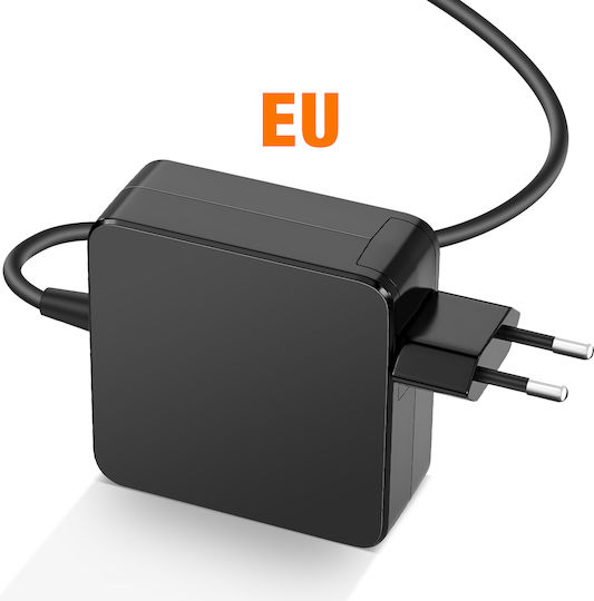 Max Excell Sector Charger Laptop Macbook Usb-c 65w Fast Charging Cable Black