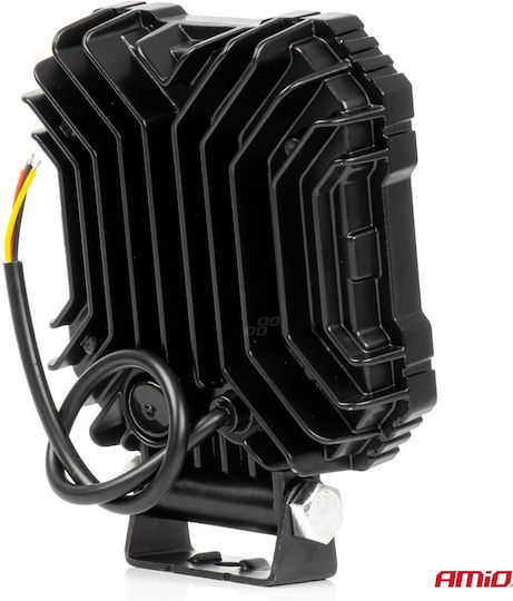 Amio Work Light Led Awl84 Flood 48w 4800lm 6500k Steady Yellow Led Bar – 9–36v 1 Piece 04428/am 04428/am 04428/am