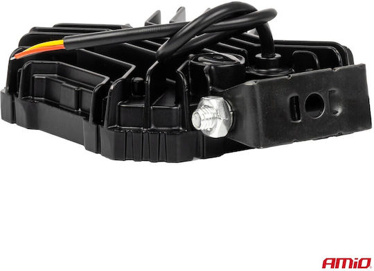 Amio Work Light Led Awl81 Spot 48w 3000lm 6500k Yellow Warning Light & Illuminated Logo 1 Piece 04425/am 04425/am 04425/am