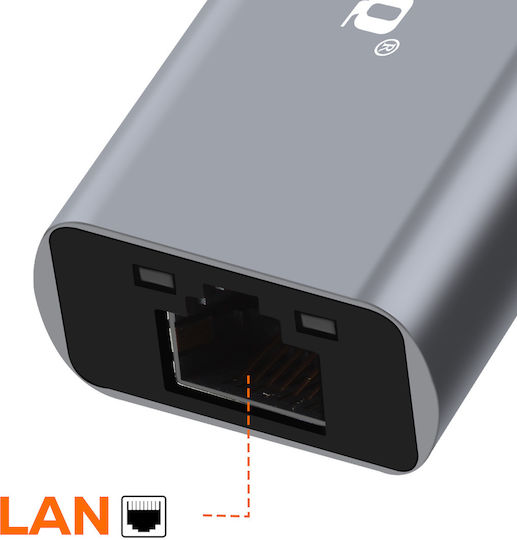 Linq Rj45 1gbps Ethernet Adapter Usb C Usb Plug Play Black