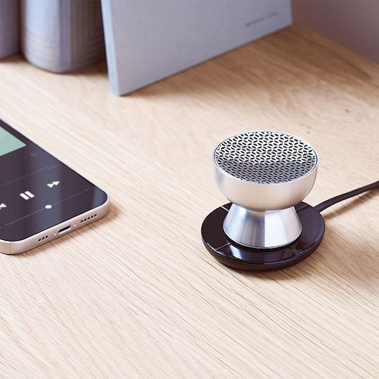 Lexon Tamo Bluetooth-Lautsprecher mit Akkulaufzeit bis zu 6 Stunden Silber