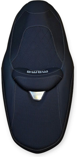 Xmax400 Momo Edition '14 Yamaha Anti-slip Quilted Baklavadoto Seat Cover Grey Stitching Logo