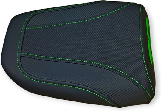 Zxr400 Kawasaki Anti-Slip Seat Cover Open Green Stitches Logo