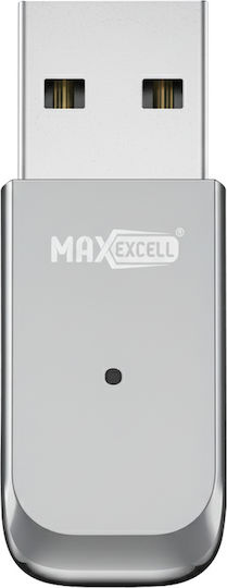 Max Excell USB Bluetooth Receiver Laptop Desktop Gray