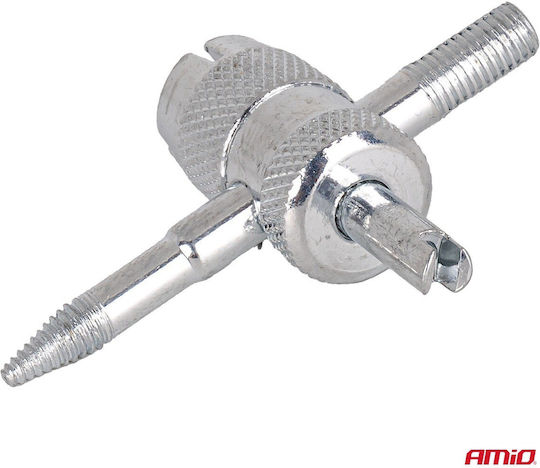 Amio 4-in-1 Tire Valve Multi Tool 4-way Valve Tool – Cars Motorcycles & Bicycles 1 Piece 04471/am 04471/am 04471/am