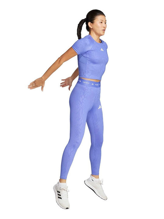 Damen Sportlich T-Shirt Schnell trocknend Blue