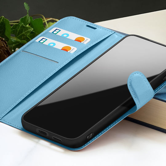 Husă Wallet Oppo A5 Pro Stand Tab Magnetic Albastru Ceresc