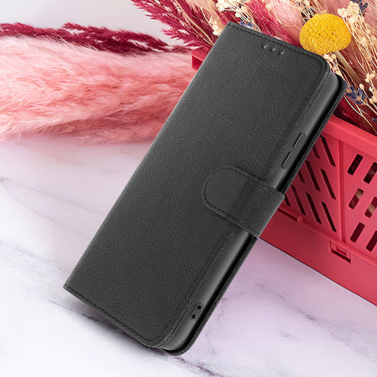 Zanaé Wallet Case Oppo A74 Stand Magnetic Tab Black
