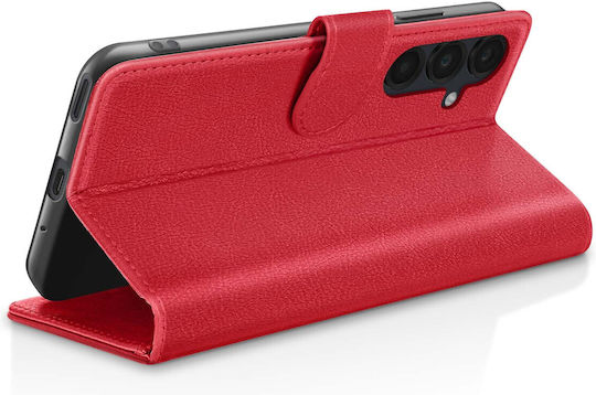 Zanaé Husa Wallet Galaxy A16 Funcție Stand Tab Magnetic Roșie