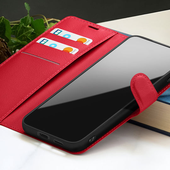 Zanaé Wallet Case Google Pixel 8 Stand Magnetic Tab Red