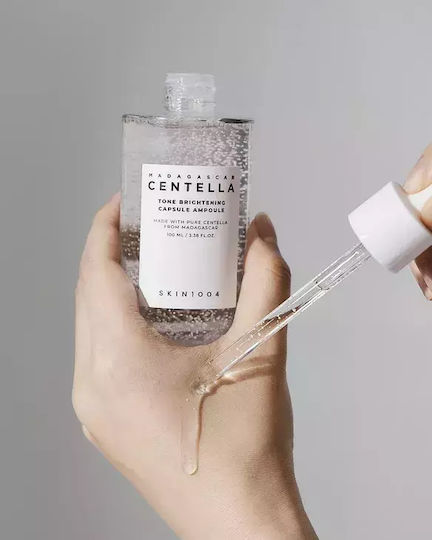 Skin1004 Madagascar Centella Tone Brightening Capsule Ampoule Soothing & Moisturizing Serum Face with Niacinamide for Dark Spots 50ml