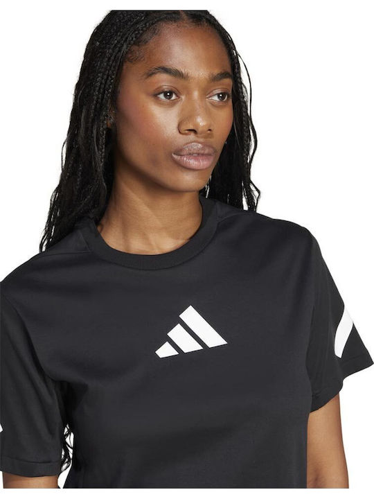 Damen Sportlich T-Shirt Schwarz