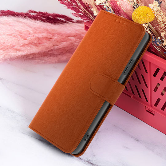 Zanaé Wallet Case Xiaomi Redmi Note 11 Note 11s Stand Brown