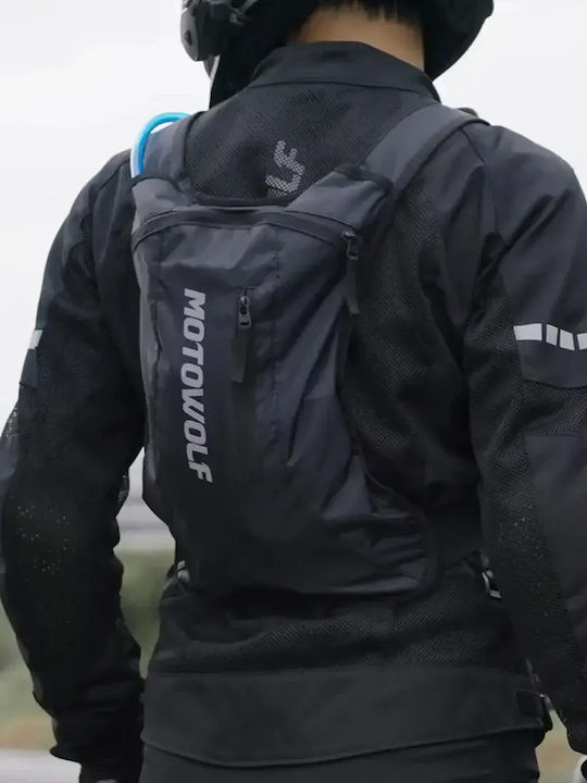 Σακίδιο Ενυδάτωσης Μηχανής Motowolf 6l – Hydration Backpack Water Bladder Μαύρο