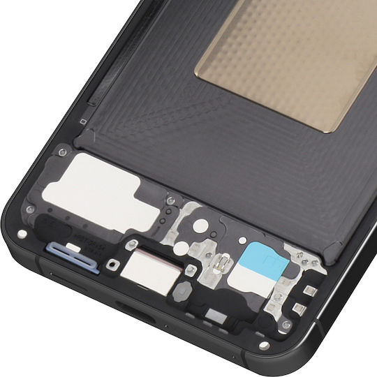 Clappio Replacement Middle Frame Mobile Phone Galaxy S24 Adhesives Black