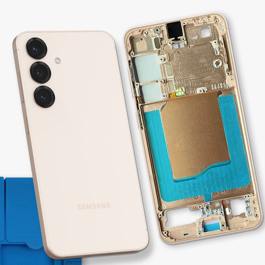 Clappio Cadru Central Părți De Mijloc Pentru Telefoane Mobile Galaxy S25 Rose Gold