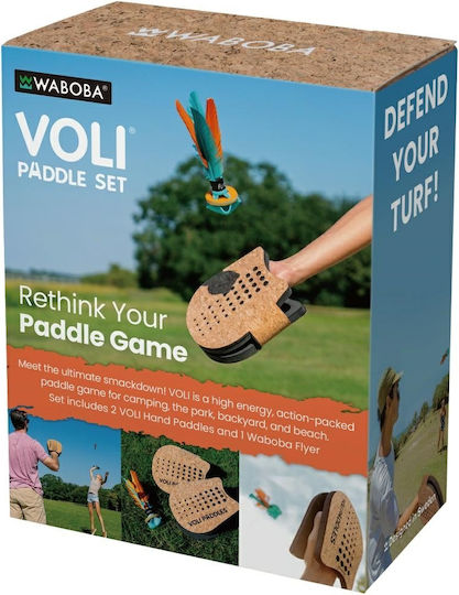Waboba Voli Skill Spiel 2x Hand Schläger 1x Federball