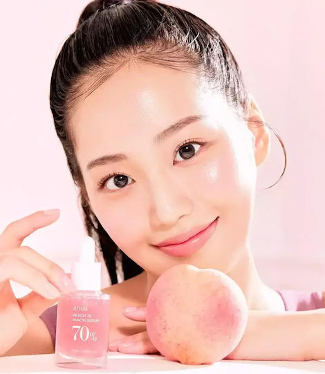 Anua Peach 70 Niacin Moisturizing Serum Face with Niacinamide for Detoxification & Radiance 30ml