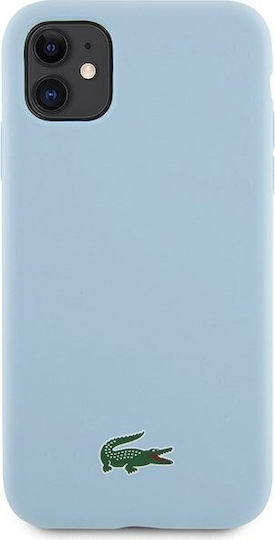 Lacoste Silicone Croc Logo Magsafe Back Cover Πλαστικό Γαλάζιο (iPhone 11)