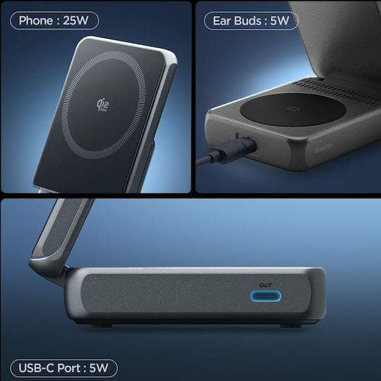 Spigen Φορτιστής Magsafe 25W Power Delivery Μαύρος (Essential)