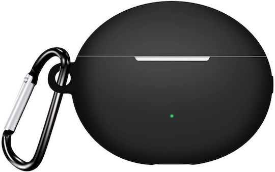 Techsuit Hülle Silikon in Schwarz Farbe für Huawei FreeBuds 6i