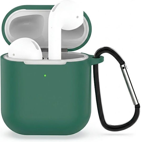 Techsuit Θήκη Σιλικόνης σε Πράσινο χρώμα για Apple AirPods 1 / AirPods 2