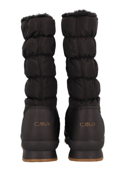 Holse Women's Snow Boots with Fur Black